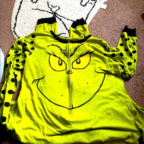 Grinch onsie large